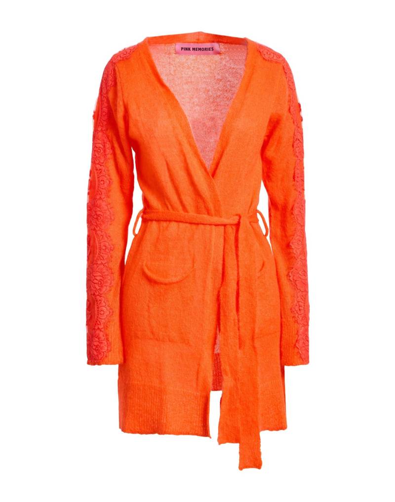PINK MEMORIES Strickjacke Damen Orange von PINK MEMORIES