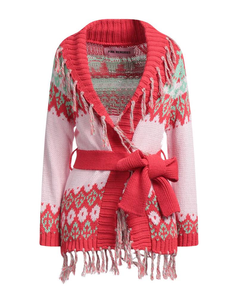 PINK MEMORIES Strickjacke Damen Rot von PINK MEMORIES