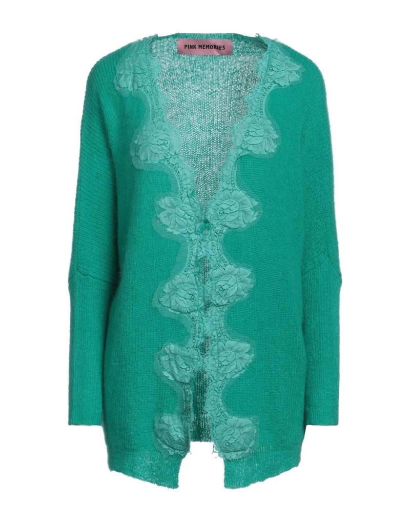 PINK MEMORIES Strickjacke Damen Smaragdgrün von PINK MEMORIES