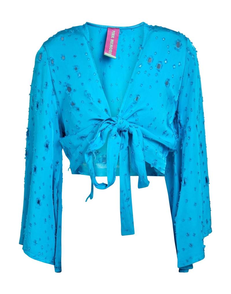 PINK MEMORIES Top Damen Azurblau von PINK MEMORIES
