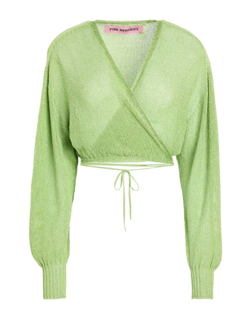 PINK MEMORIES Wickelpullover Damen Grün von PINK MEMORIES