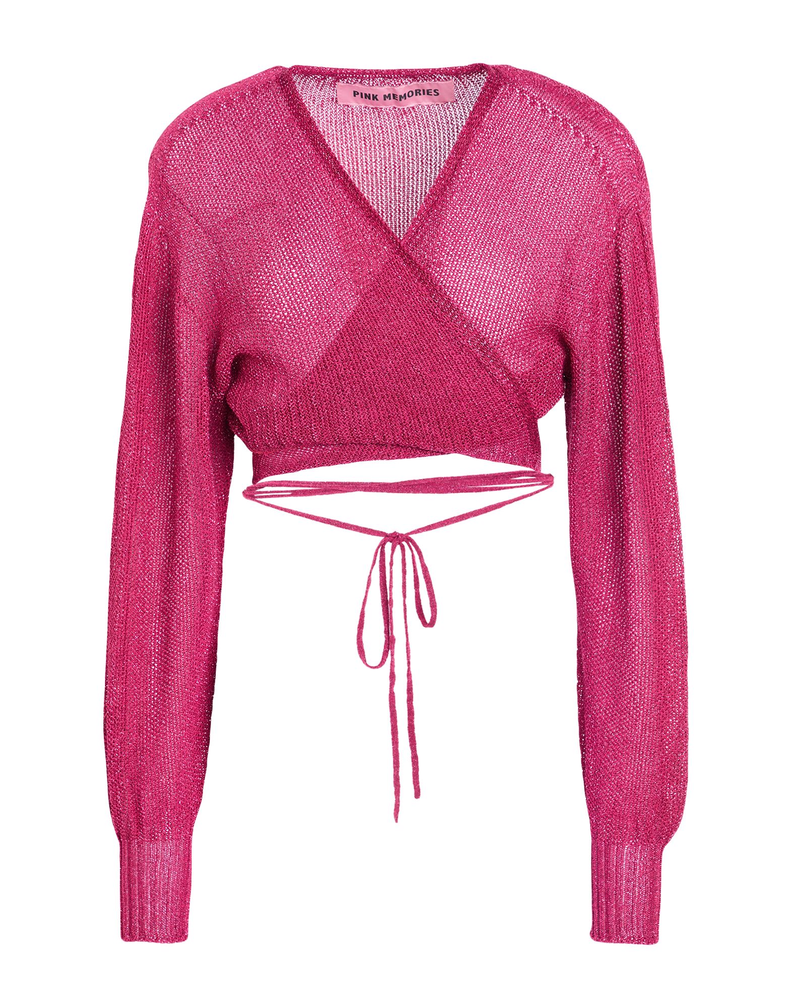 PINK MEMORIES Wickelpullover Damen Magenta von PINK MEMORIES