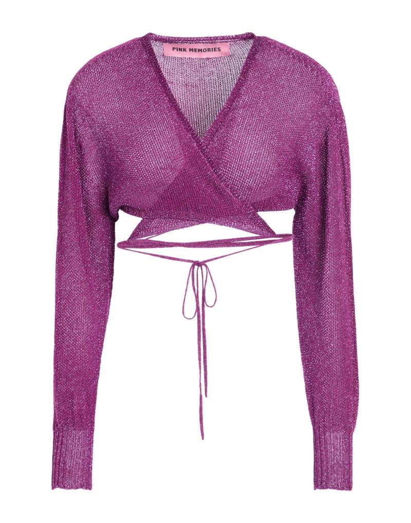 PINK MEMORIES Wickelpullover Damen Malve von PINK MEMORIES
