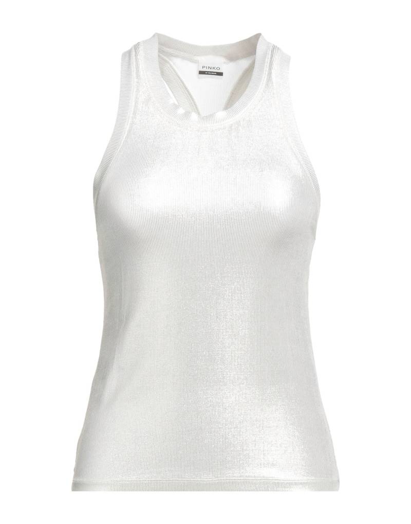 PINKO C-CLIQUE Tank Top Damen Platin von PINKO C-CLIQUE