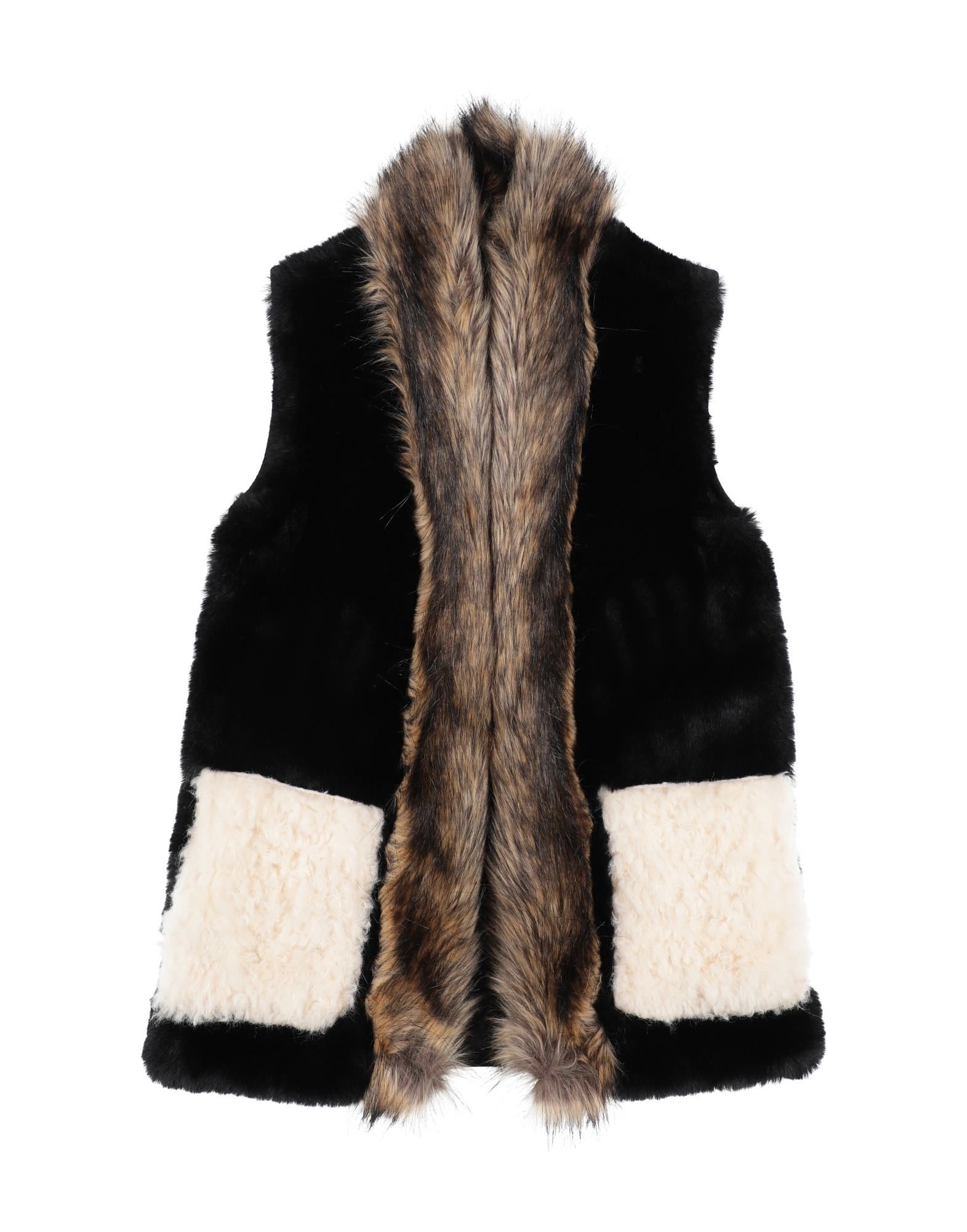 PINKO UP Shearling- & Kunstfell Kinder Schwarz von PINKO UP