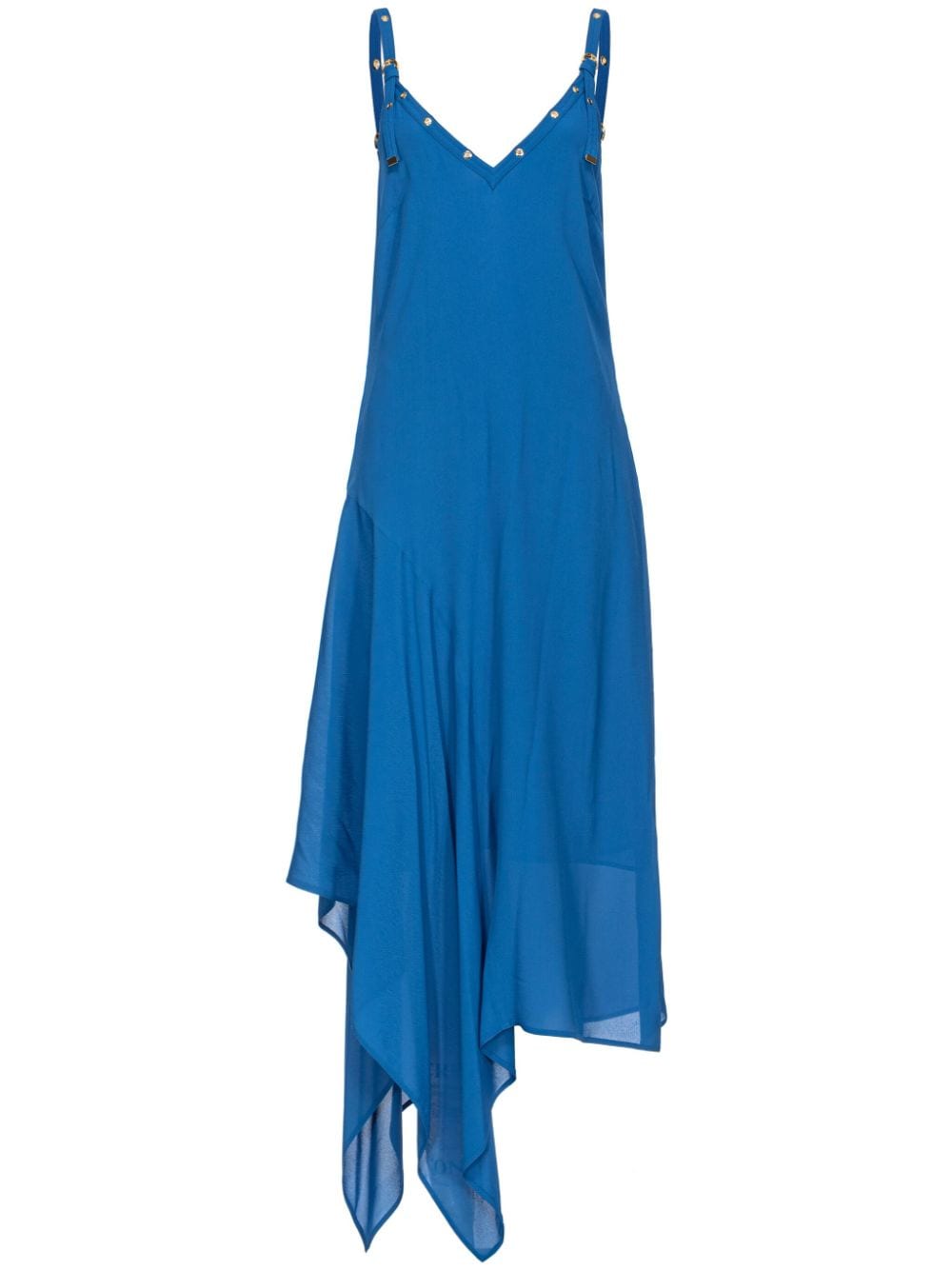 PINKO Asymmetrisches Kleid mit V-Ausschnitt - Blau von PINKO
