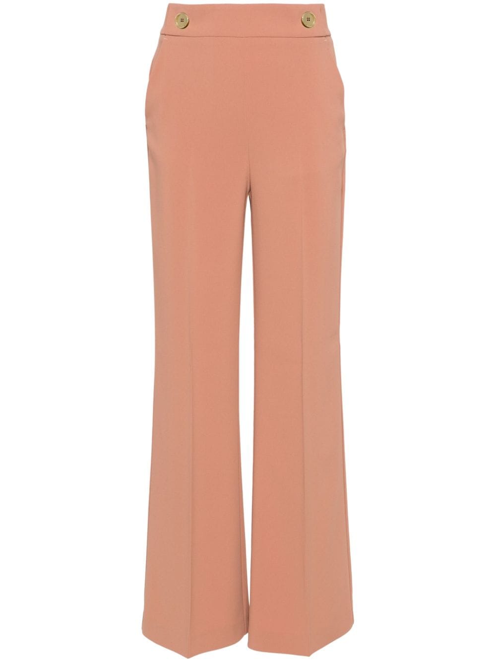 PINKO Crêpe-Hose mit weitem Bein - Braun von PINKO