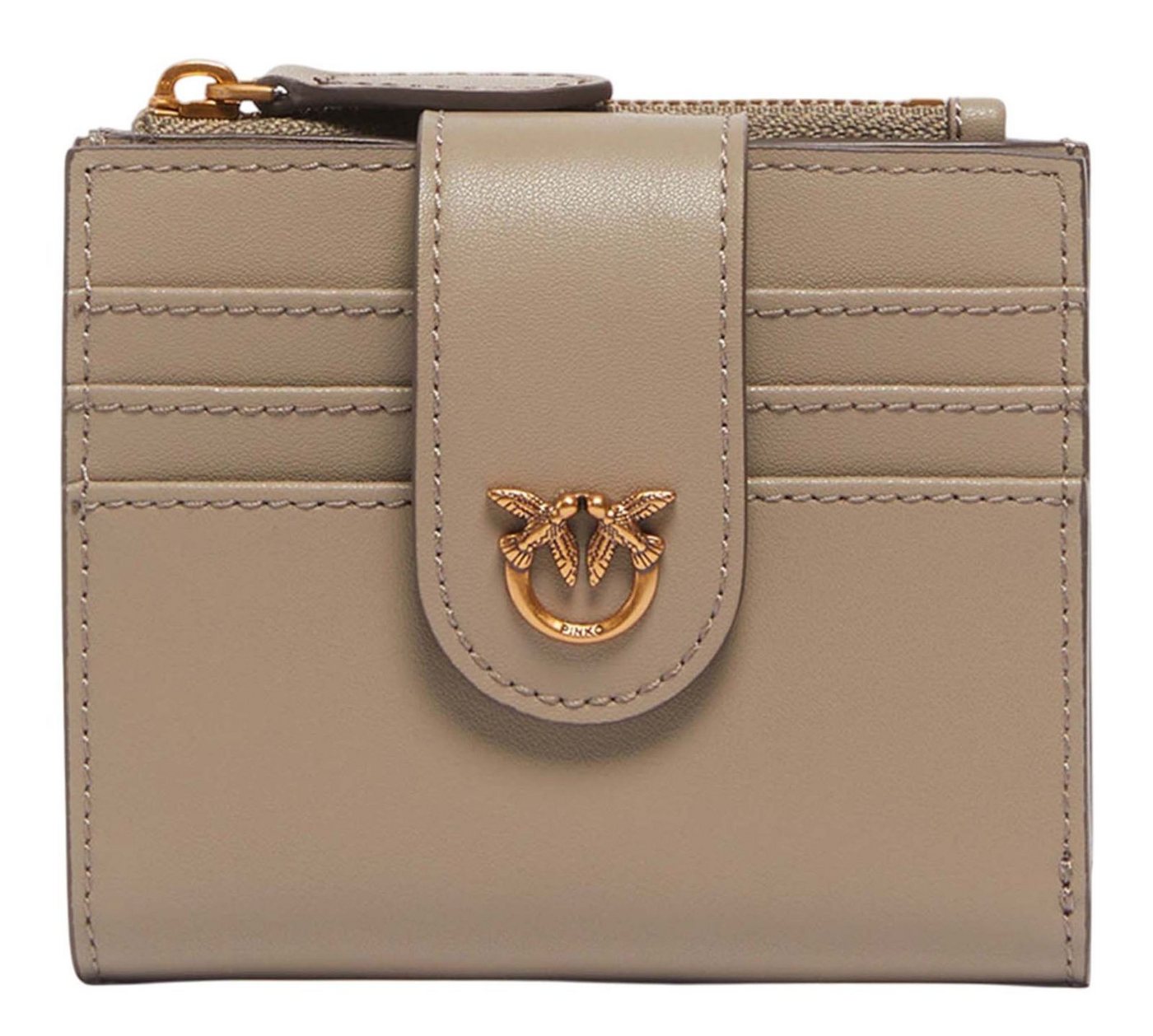 PINKO Geldbörse Multi Purpose Wallet, aus echtem Rindsleder von PINKO