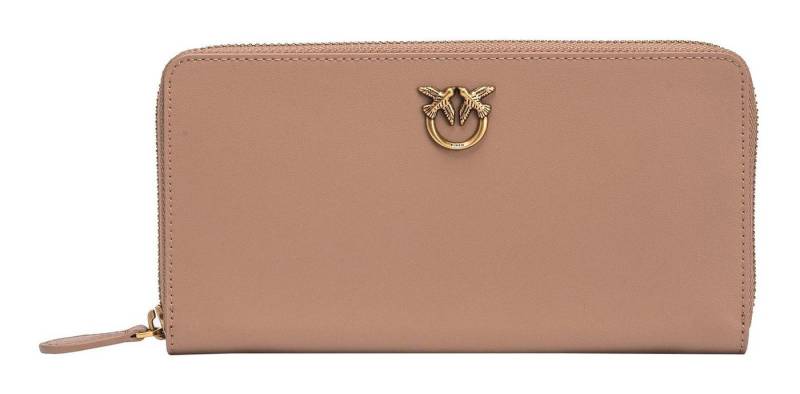 PINKO Geldbörse Zip Around, aus echtem Rindsleder von PINKO