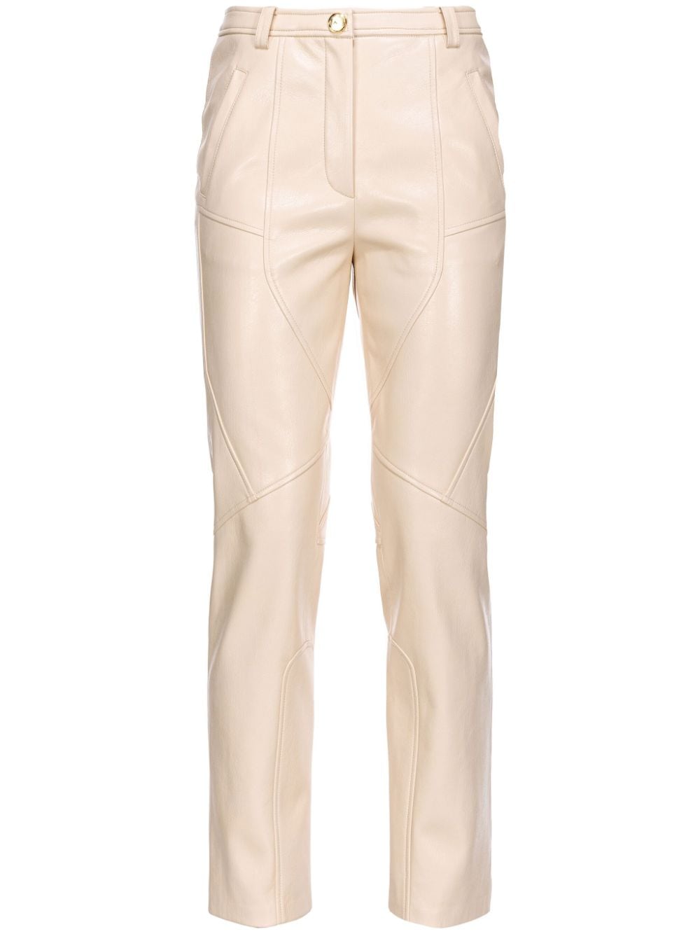 PINKO Gerade Cropped-Hose - Nude von PINKO