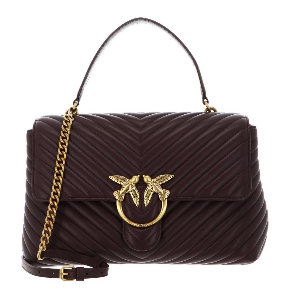 PINKO Handtasche Big CL Sheep Nappa Chevron, aus echtem Schafsleder von PINKO