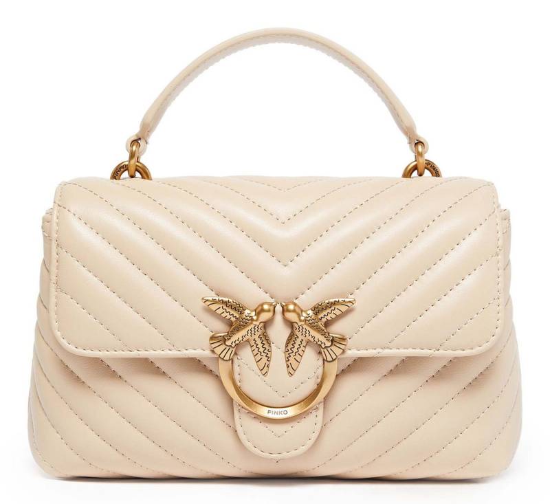 PINKO Handtasche Mini CL Sheep Nappa Chevron, aus echtem Schafsleder von PINKO