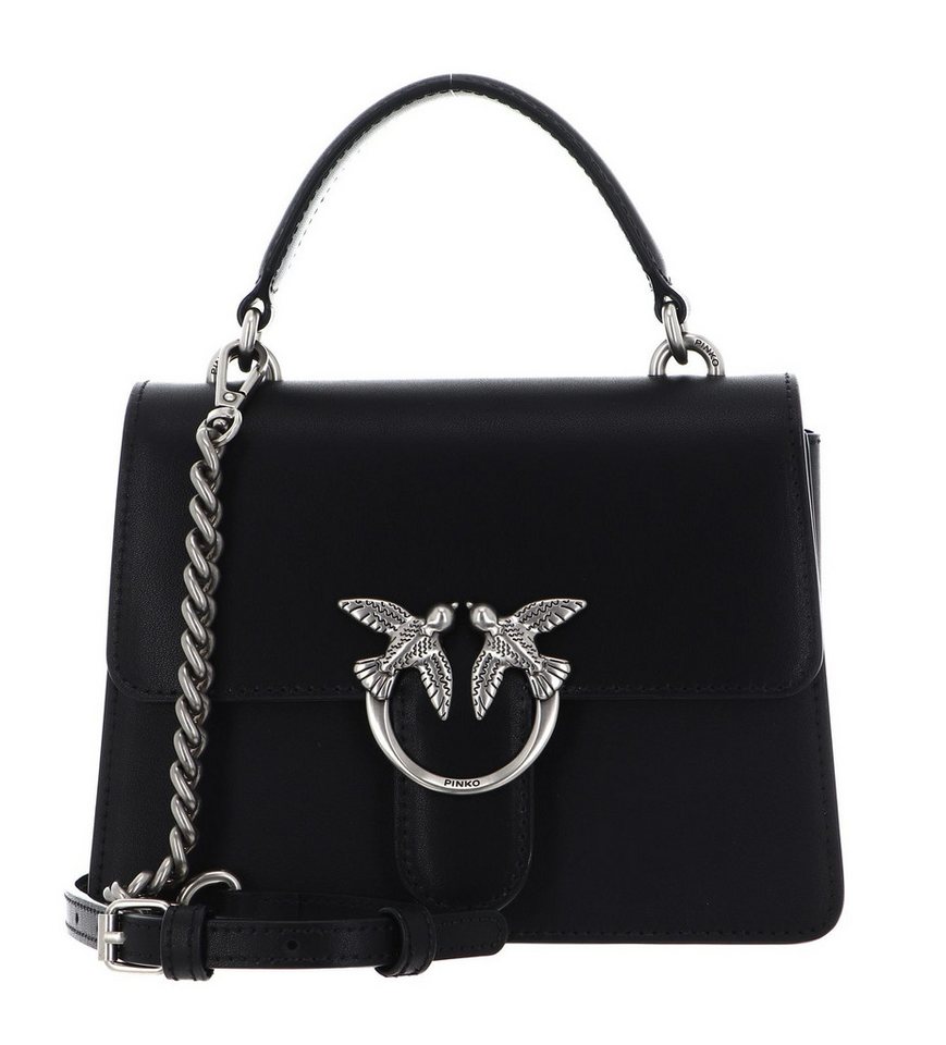 PINKO Handtasche Top Handle Mini Light, aus echtem Rindsleder von PINKO