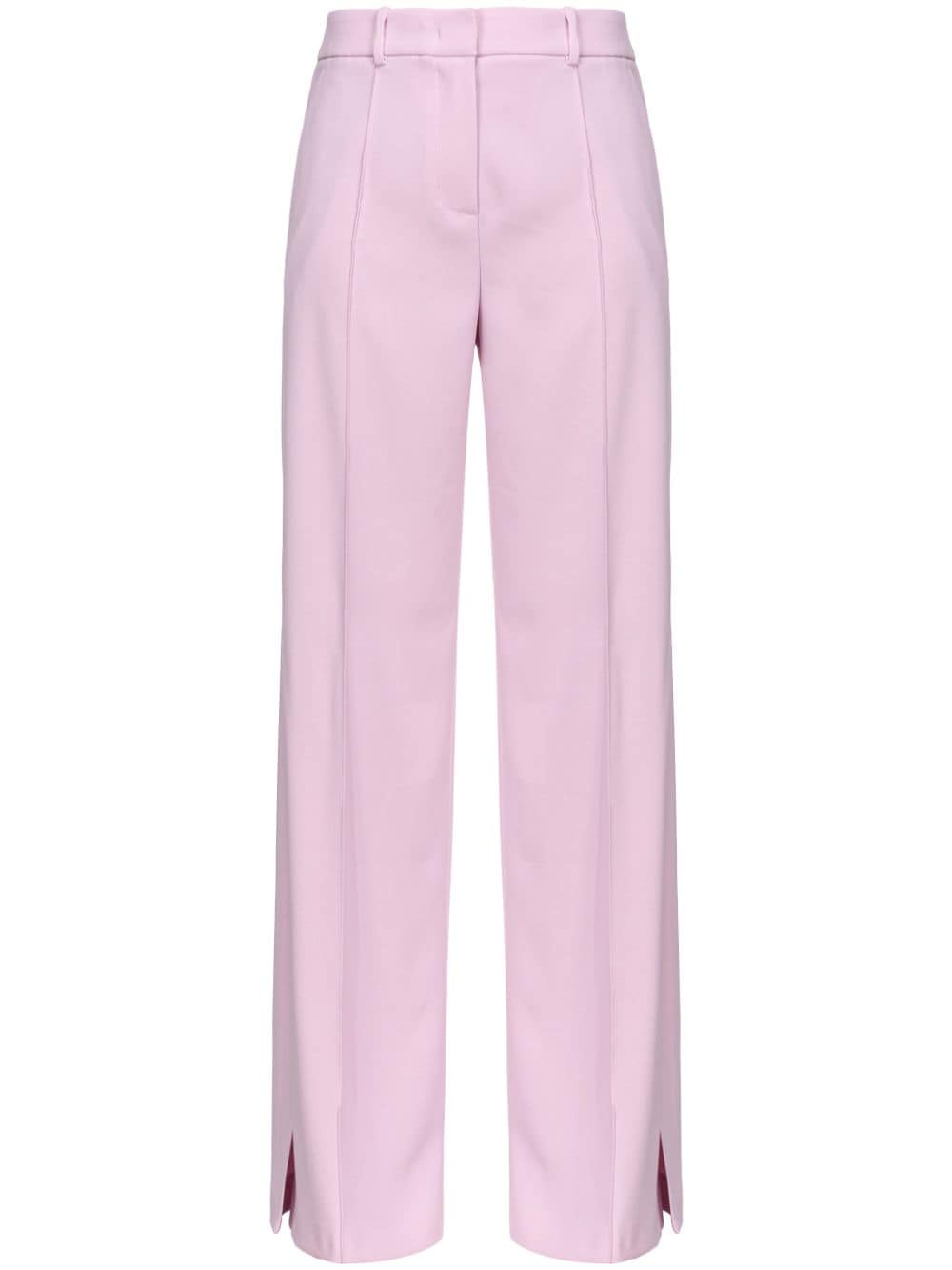 PINKO High-Waist-Hose mit weitem Bein - Rosa von PINKO