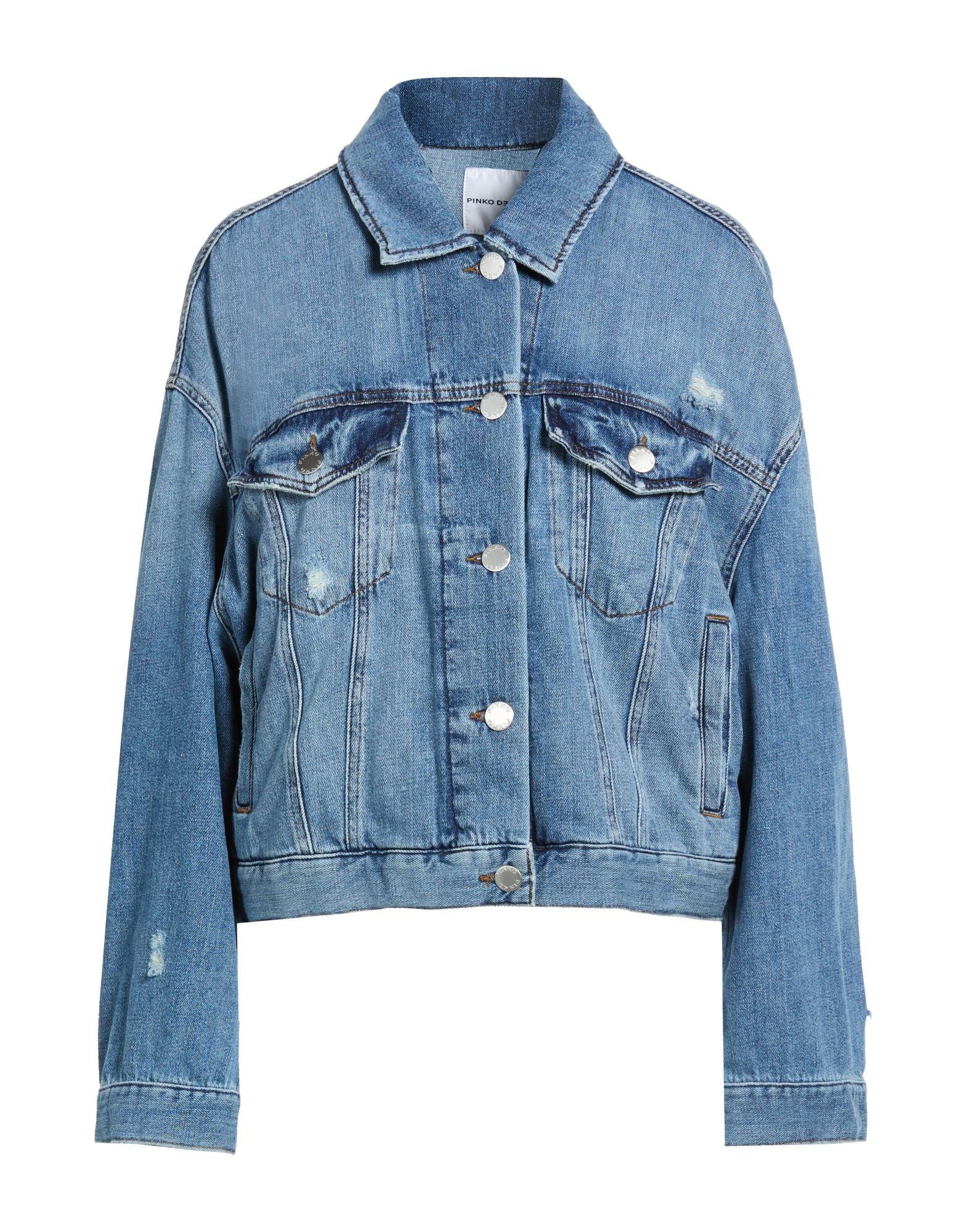PINKO Jeansjacke/-mantel Damen Blau von PINKO