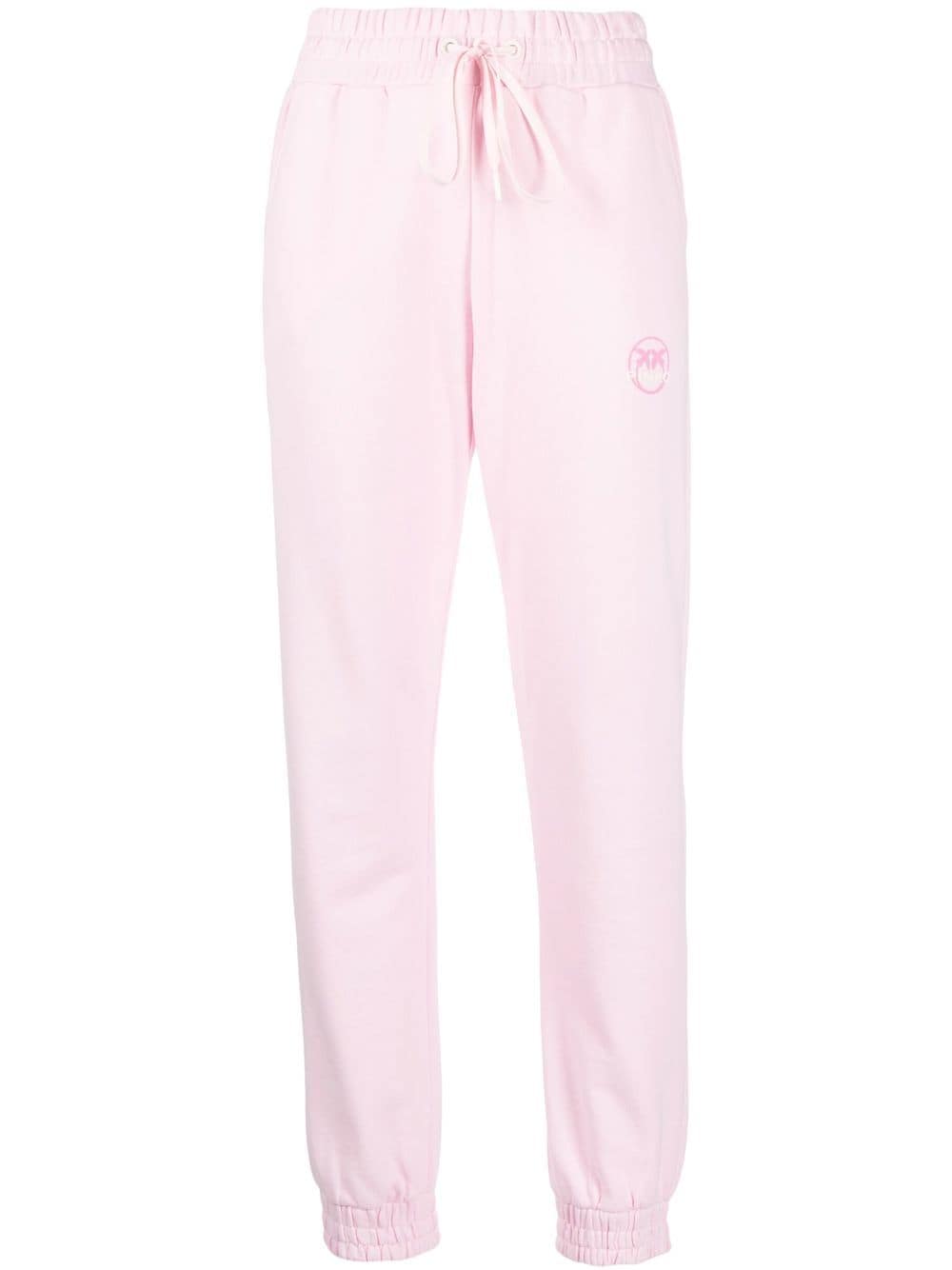 PINKO Jogginghose mit "Love Birds"-Print - Rosa von PINKO