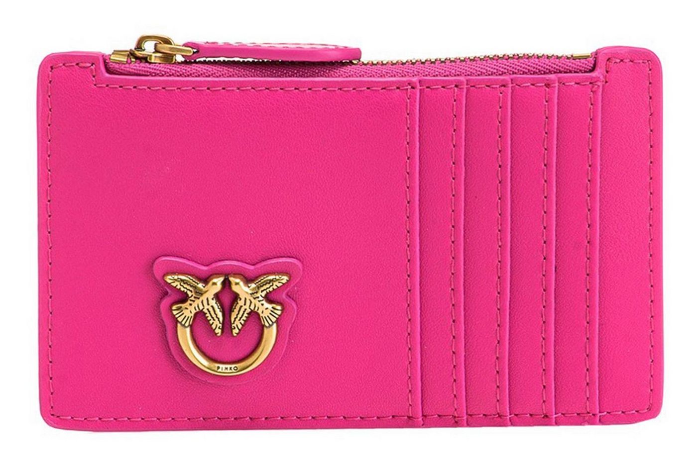 PINKO Kartenetui Cardholder, aus echtem Rindsleder von PINKO