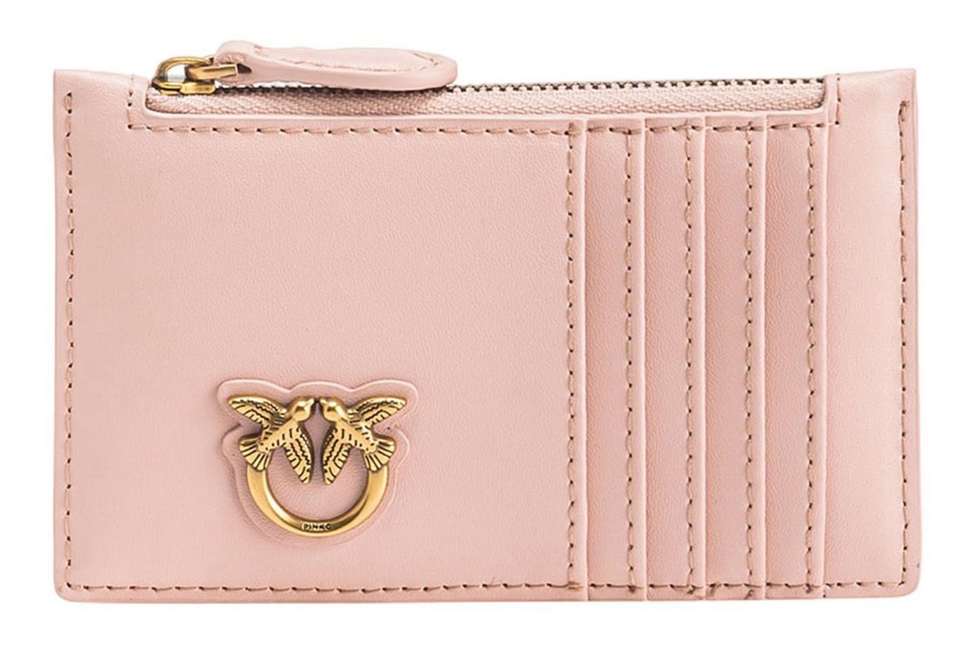 PINKO Kartenetui Cardholder, aus echtem Rindsleder von PINKO