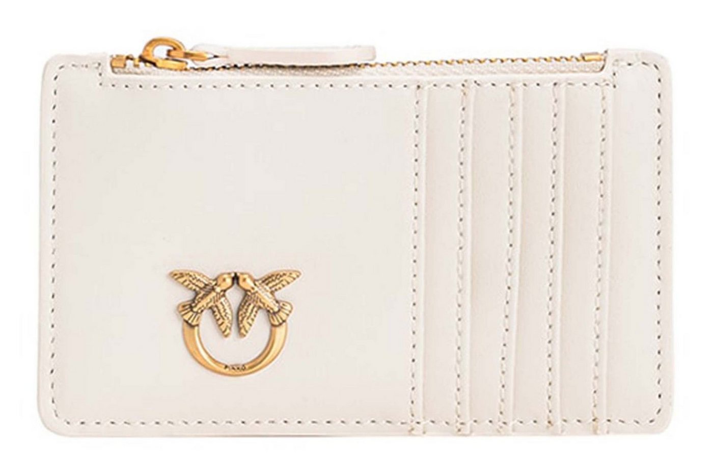 PINKO Kartenetui Cardholder, aus echtem Rindsleder von PINKO