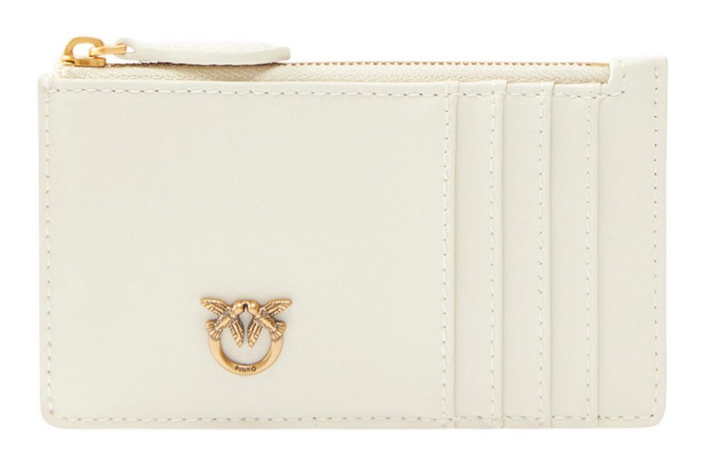 PINKO Kartenetui Cardholder Sheep Nappa Chevron, aus echtem Rindsleder PINKO Kartenetui Cardholder Sheep Nappa Chevron, aus echtem Rindsleder von PINKO