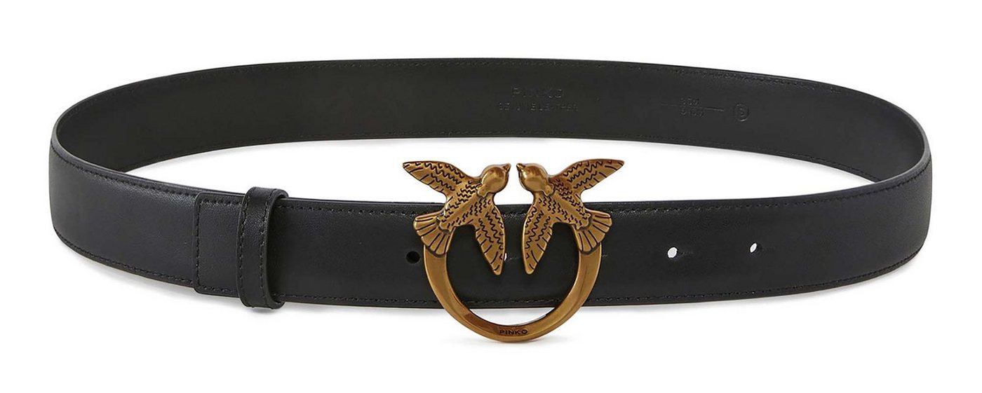 PINKO Ledergürtel H3 Belt aus echtem Rindsleder von PINKO