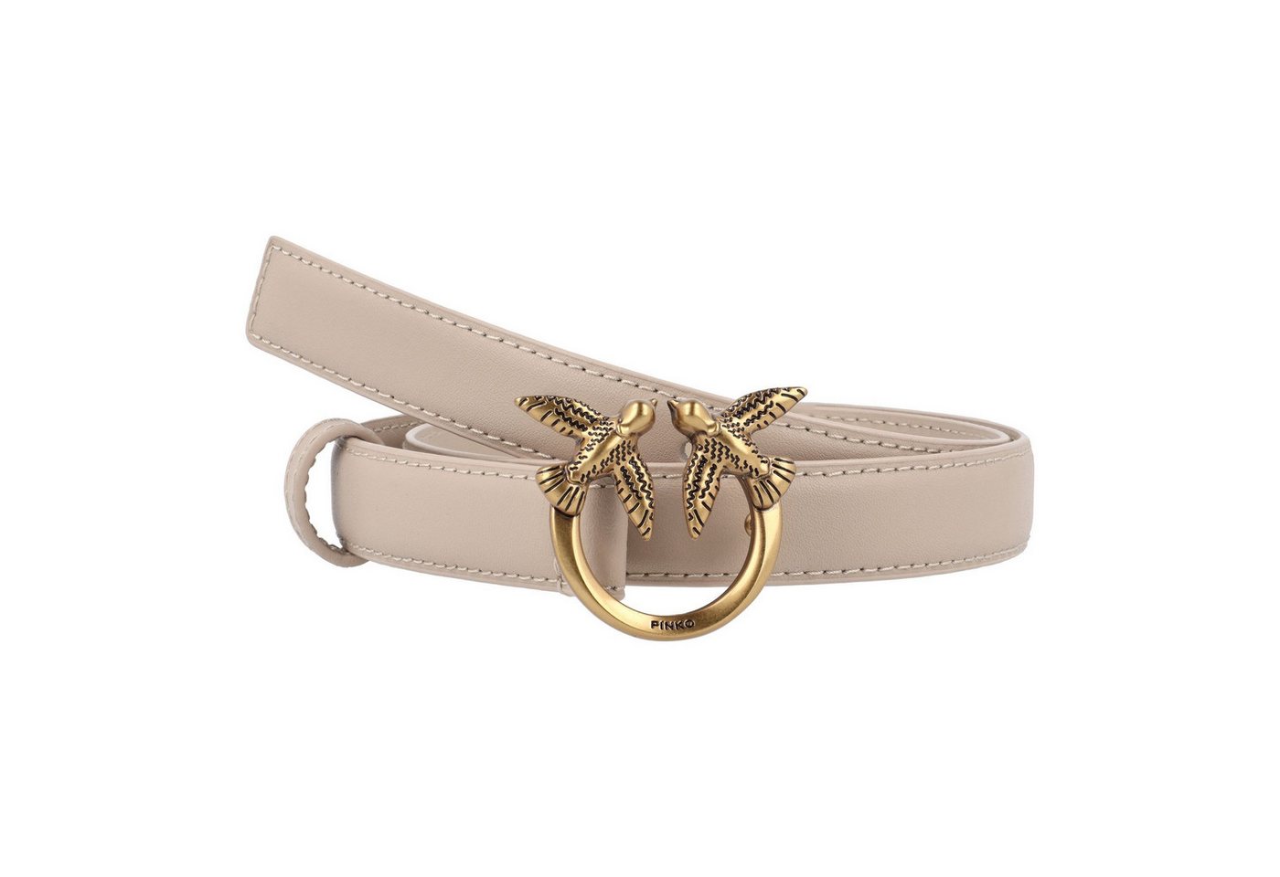 PINKO Ledergürtel Love Berry Koppelverschluss von PINKO