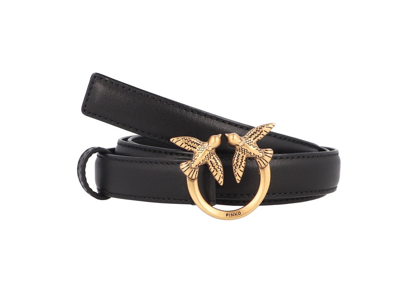 PINKO Ledergürtel Love Berry Koppelverschluss von PINKO