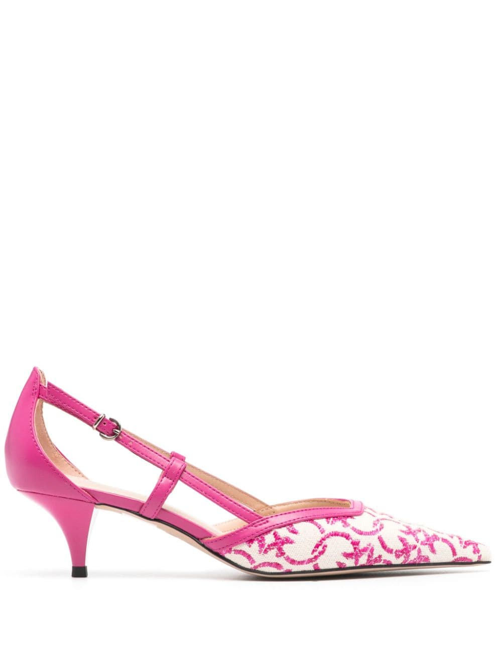 PINKO Love Birds Pumps 50mm - Rosa von PINKO