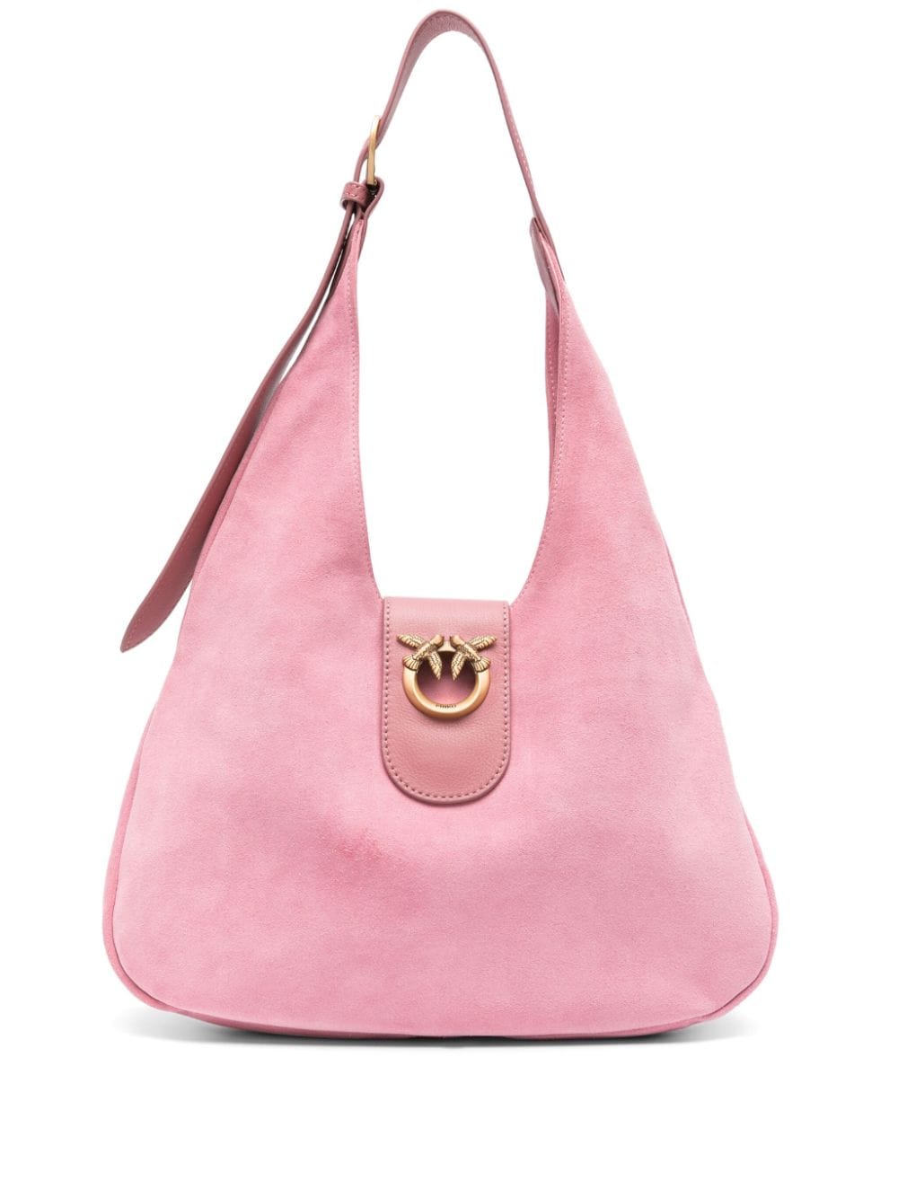 PINKO Love Birds Schultertasche - Rosa von PINKO