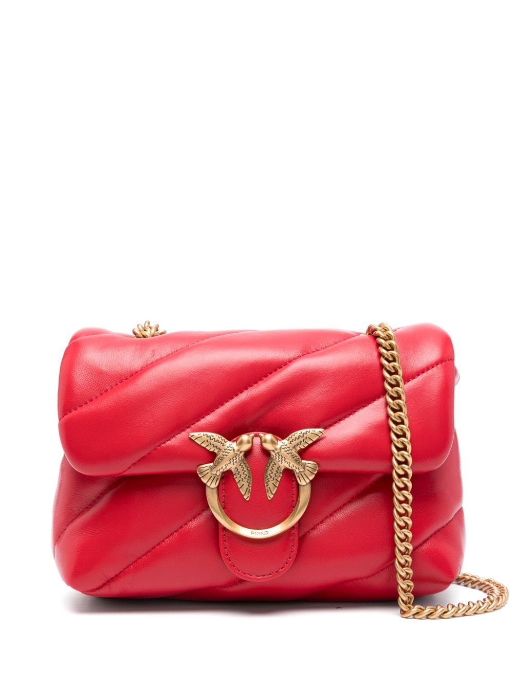 PINKO Love Puff Mini-Tasche - Rot von PINKO