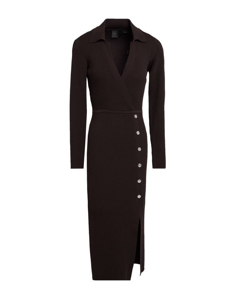 PINKO Midi-kleid Damen Dunkelbraun PINKO Midi-kleid Damen Dunkelbraun von PINKO