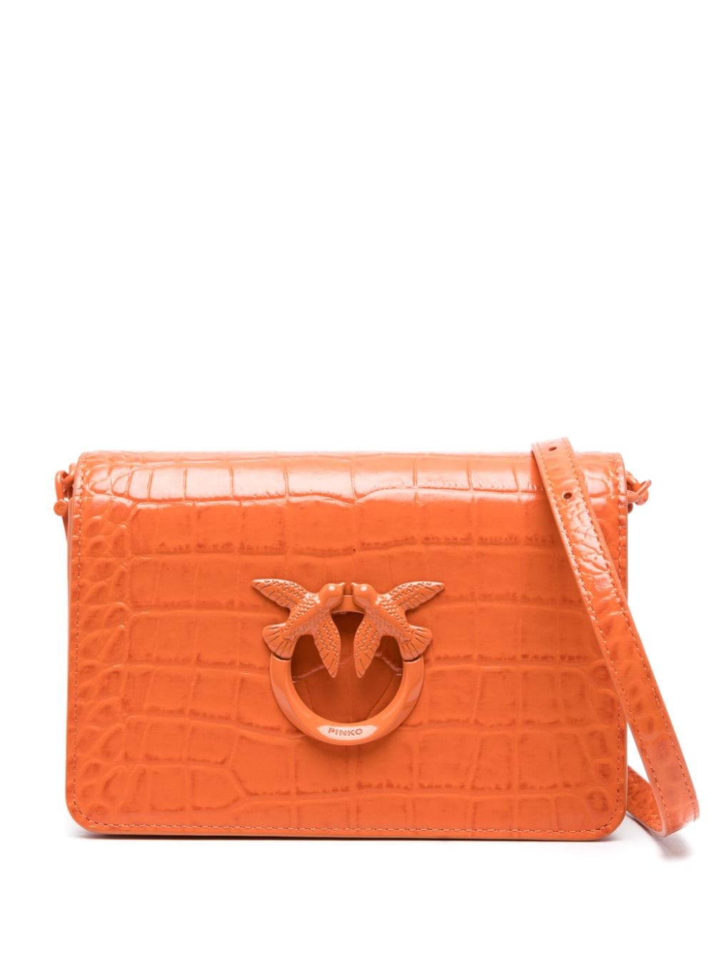 PINKO Mini Love Click Schultertasche - Orange von PINKO