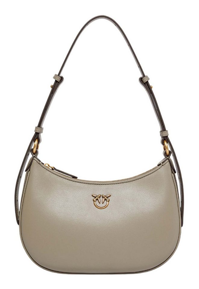 PINKO Schultertasche Half-Moon Mini Bag, aus echtem Rindsleder von PINKO