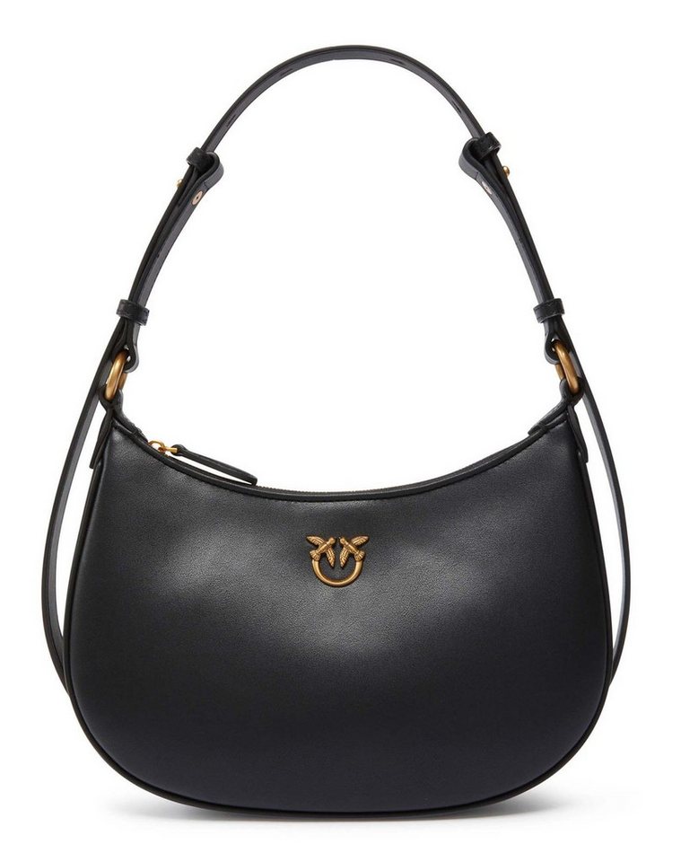 PINKO Schultertasche Half-Moon Mini Bag, aus echtem Rindsleder von PINKO
