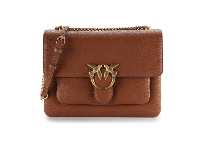 PINKO Schultertasche Love One, Leder von PINKO