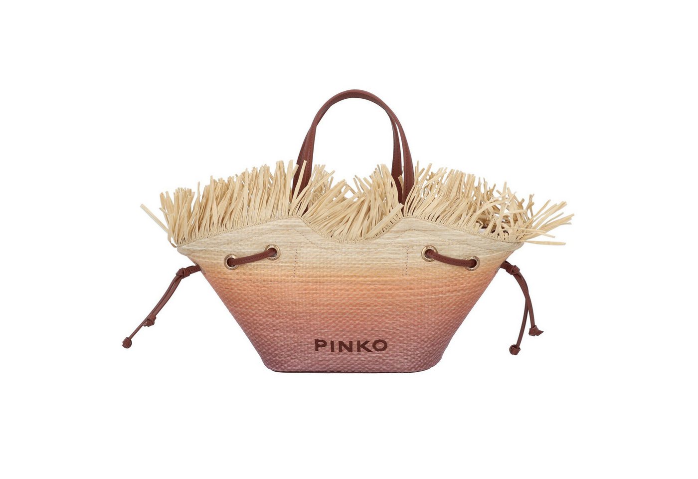 PINKO Shopper Pagoda, Stroh von PINKO