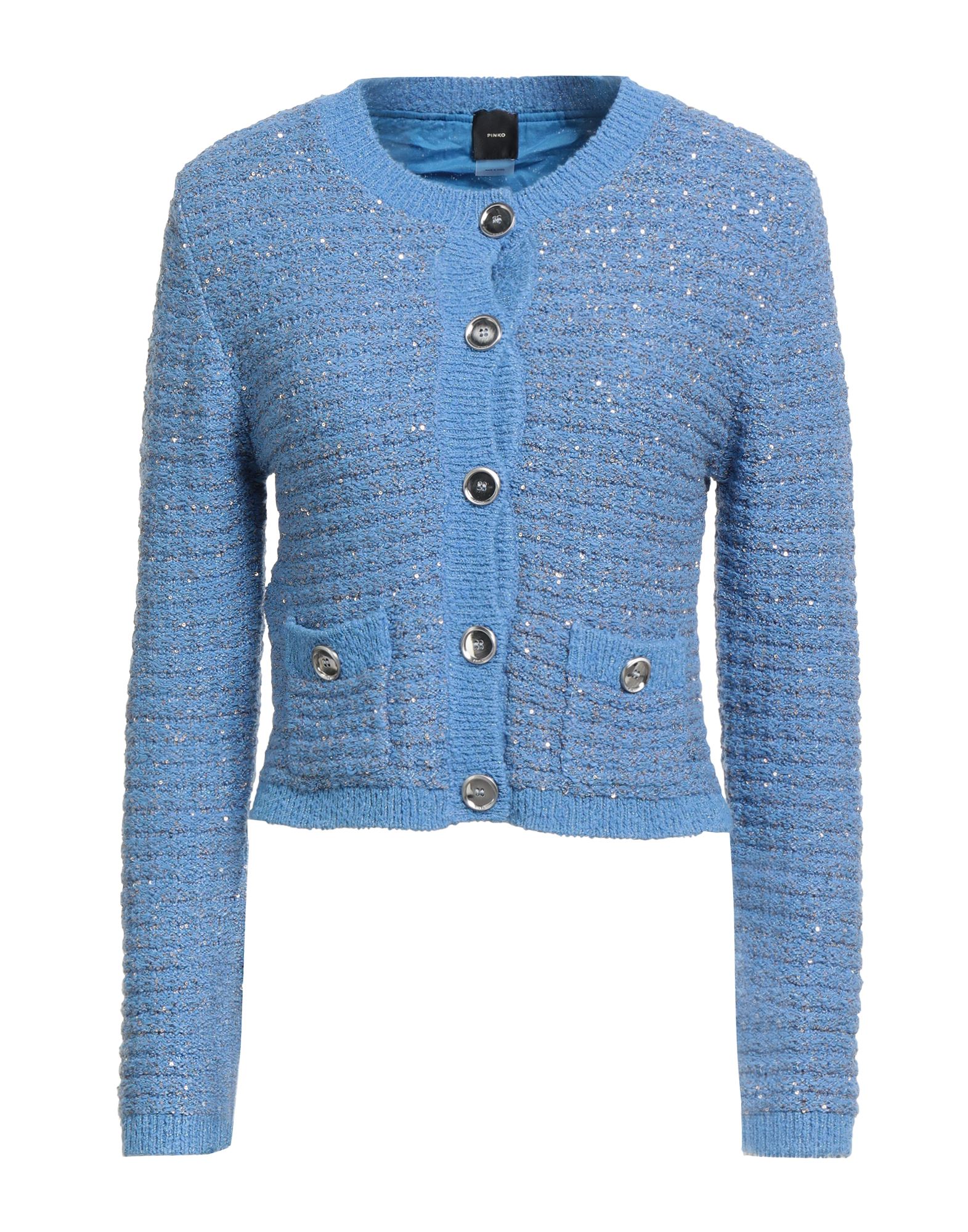 PINKO Strickjacke Damen Azurblau PINKO Strickjacke Damen Azurblau von PINKO