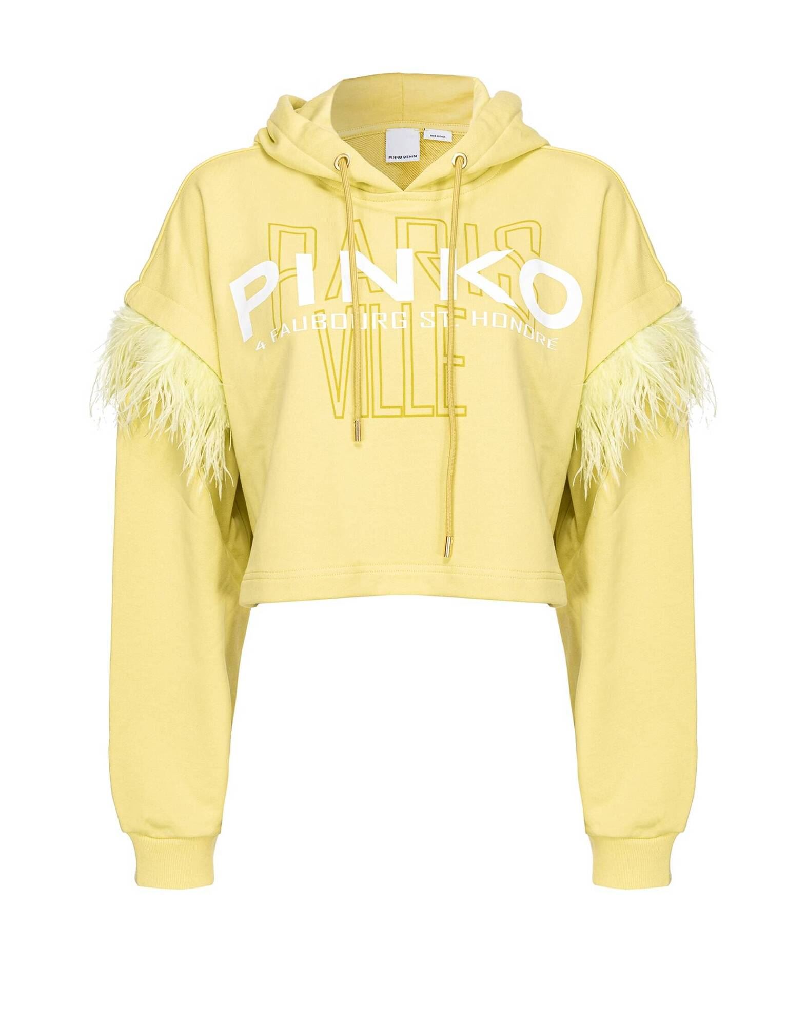 PINKO Sweatshirt Damen Gelb von PINKO