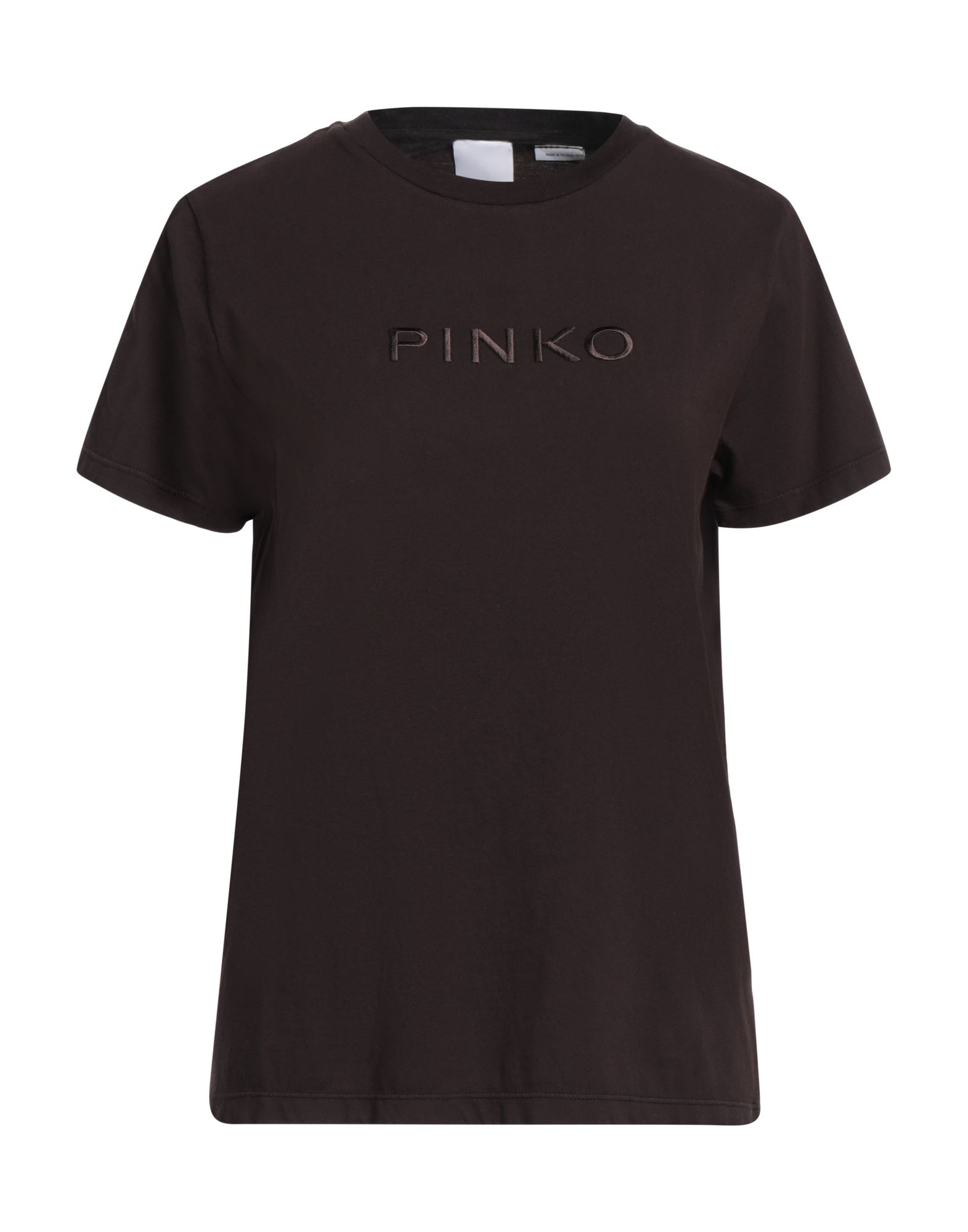 PINKO T-shirts Damen Dunkelbraun PINKO T-shirts Damen Dunkelbraun von PINKO