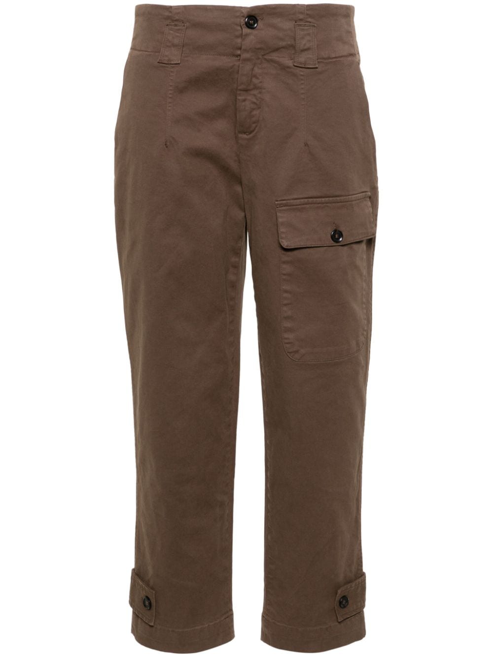 PINKO Tapered-Hose aus Gabardine - Braun von PINKO