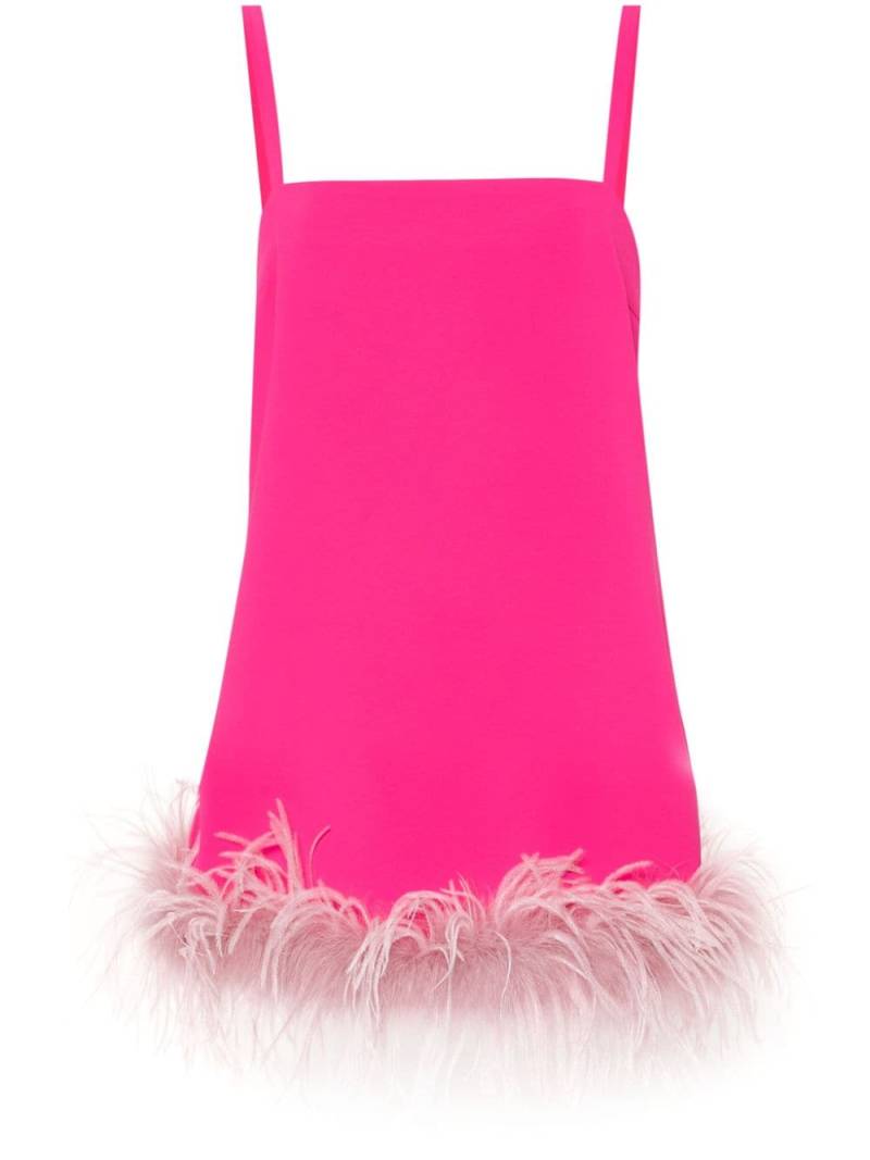 PINKO Trebbiano Krepp-Minikleid - Rosa von PINKO