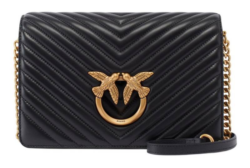 PINKO Umhängetasche Classic Sheep Nappa Chevron, aus echtem Schafsleder von PINKO