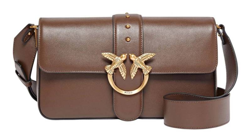 PINKO Umhängetasche Classic Slouchy FL, aus echtem Rindsleder von PINKO