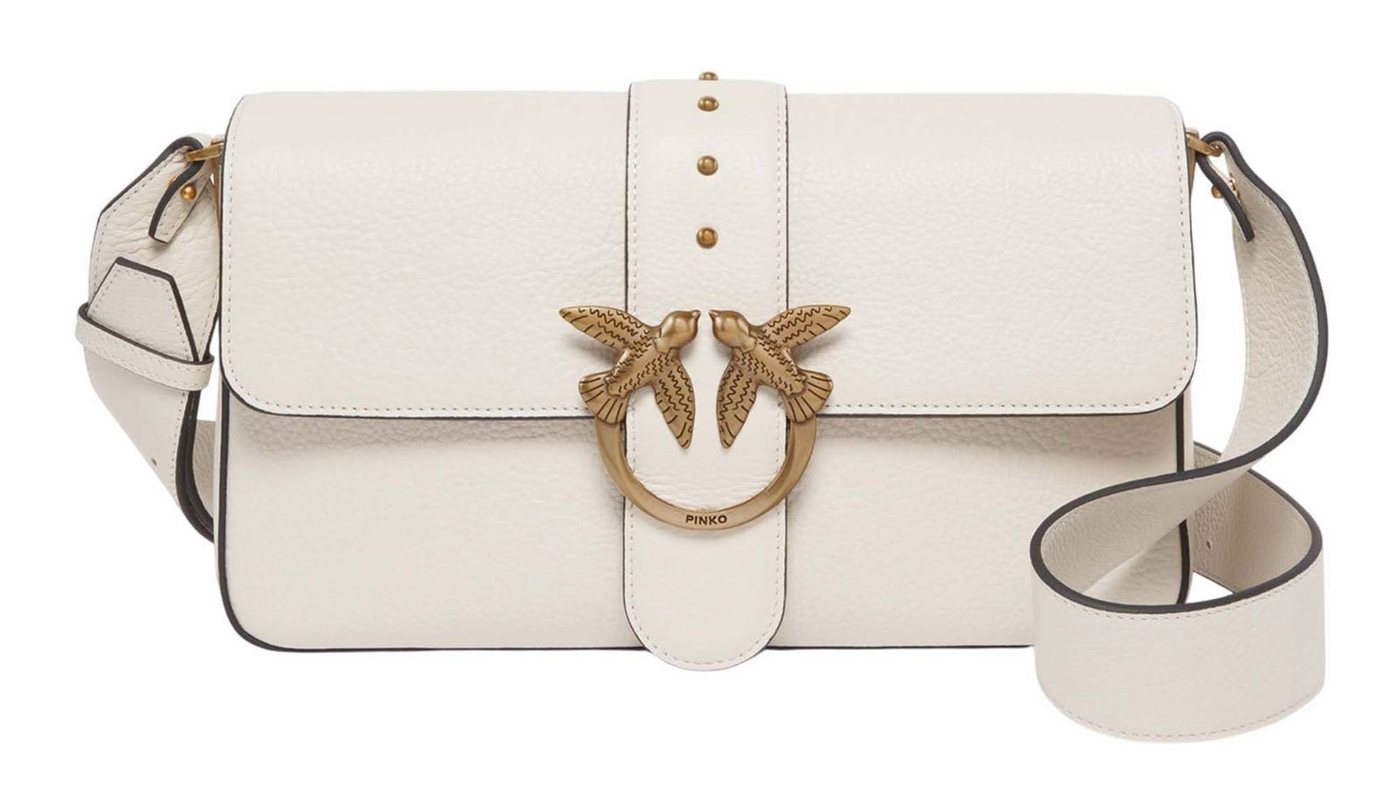 PINKO Umhängetasche Classic Slouchy FL, aus echtem Rindsleder von PINKO