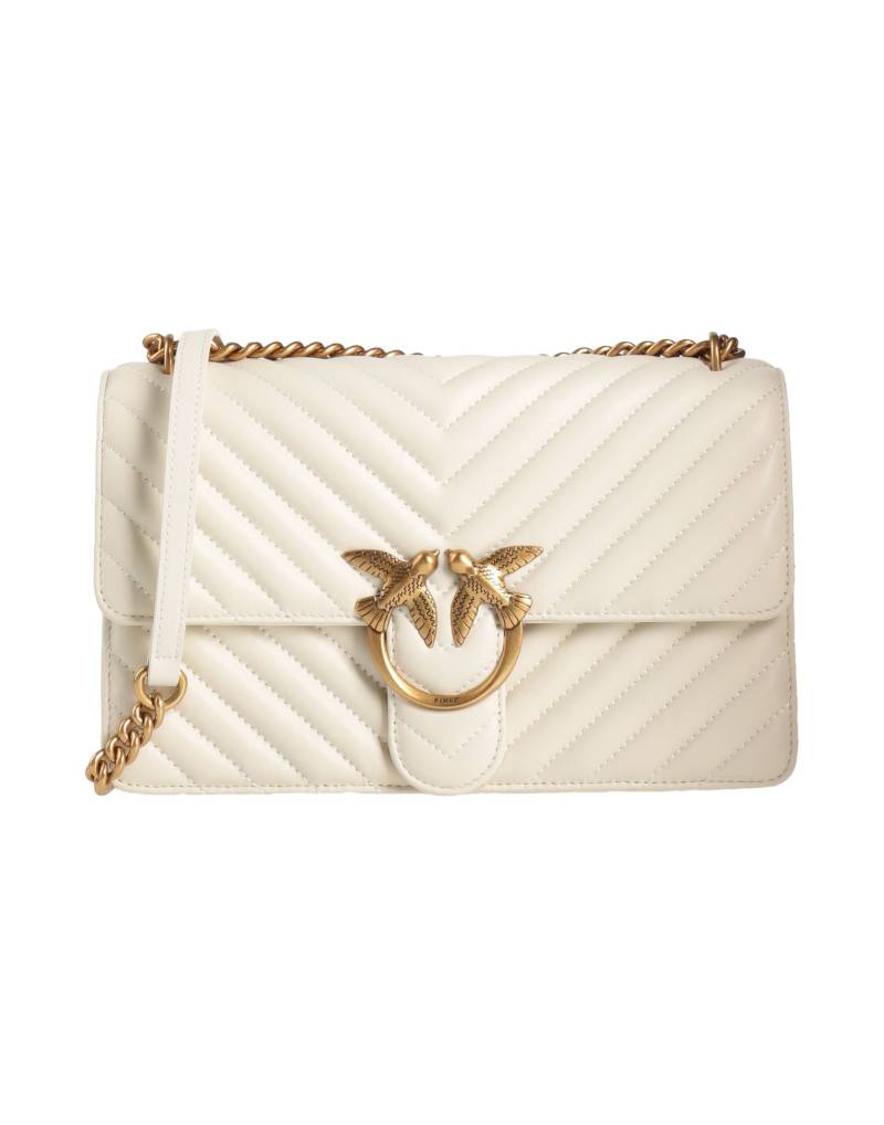 PINKO Umhängetasche Damen Off white von PINKO