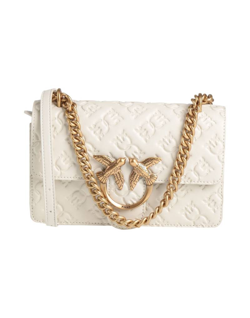 PINKO Umhängetasche Damen Off white von PINKO