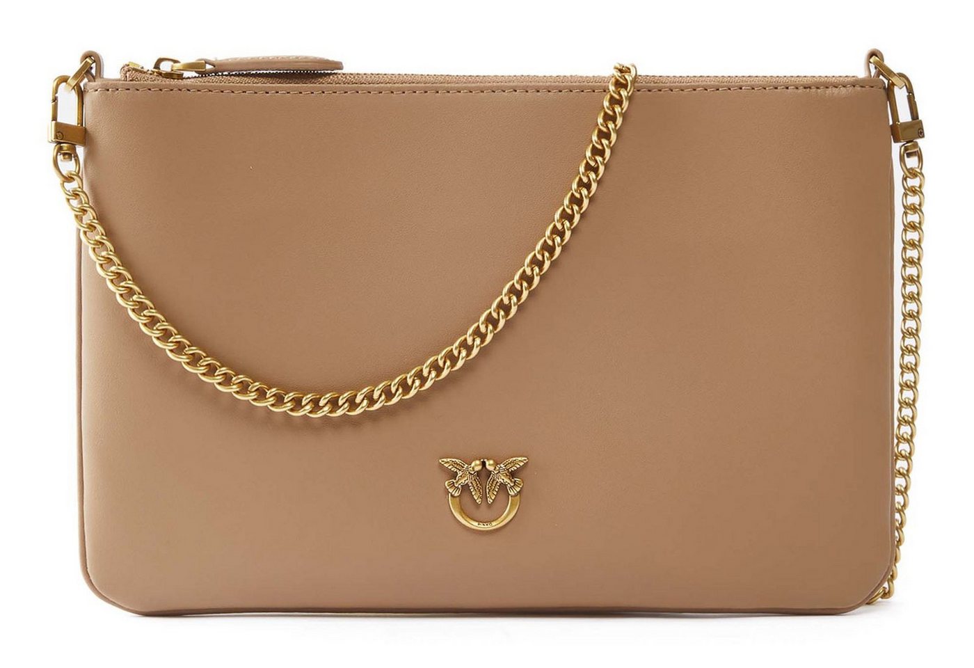 PINKO Umhängetasche Flat Classic, aus echtem Rindsleder von PINKO