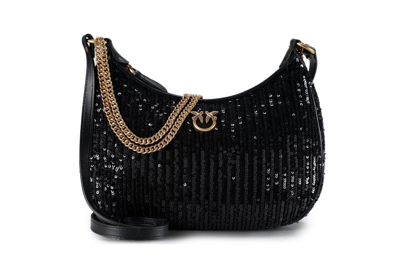 PINKO Umhängetasche Half Moon, Polyurethan von PINKO