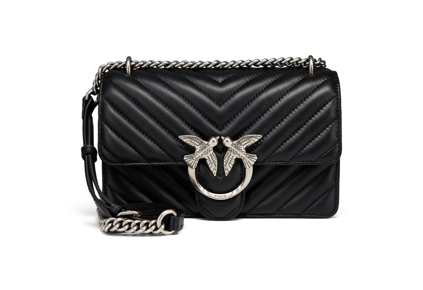 PINKO Umhängetasche Love One, Leder von PINKO