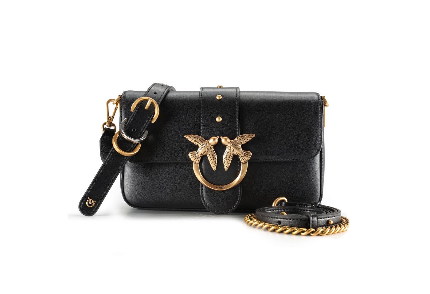 PINKO Umhängetasche Love One, Leder von PINKO